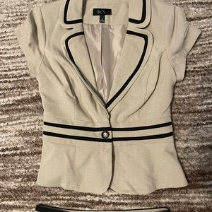 Size small, business suit.